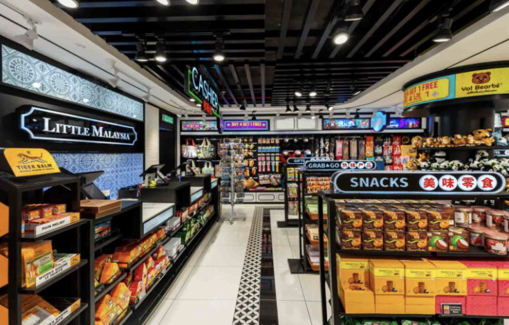 Snacks and cashier area inside Little Malaysia