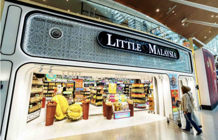 Little Malaysia storefront with durian display