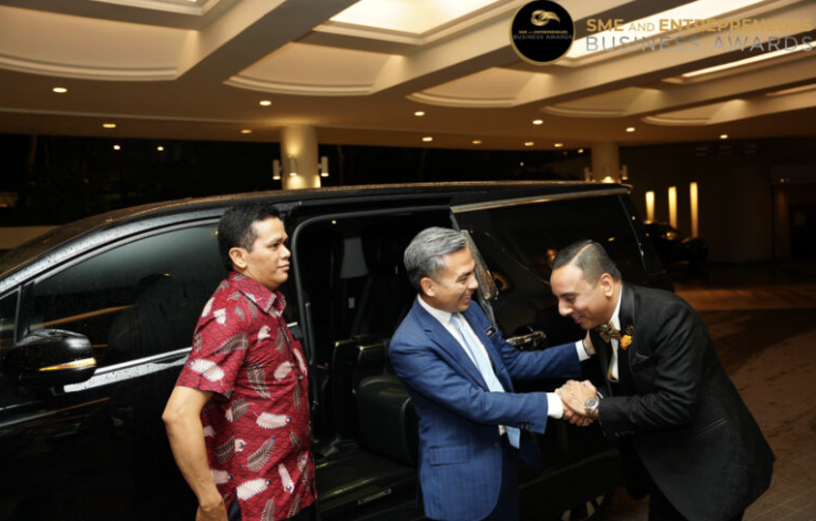 Guests greeted on arrival at the SEBA gala